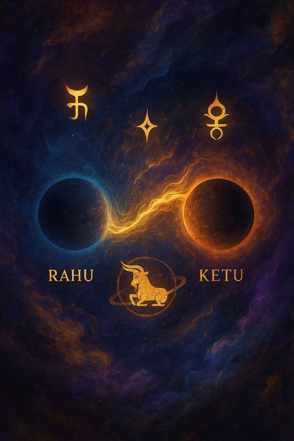 Rahu and Ketu in Vedic Astrology: The Karmic Axis That Shapes Your Destiny
