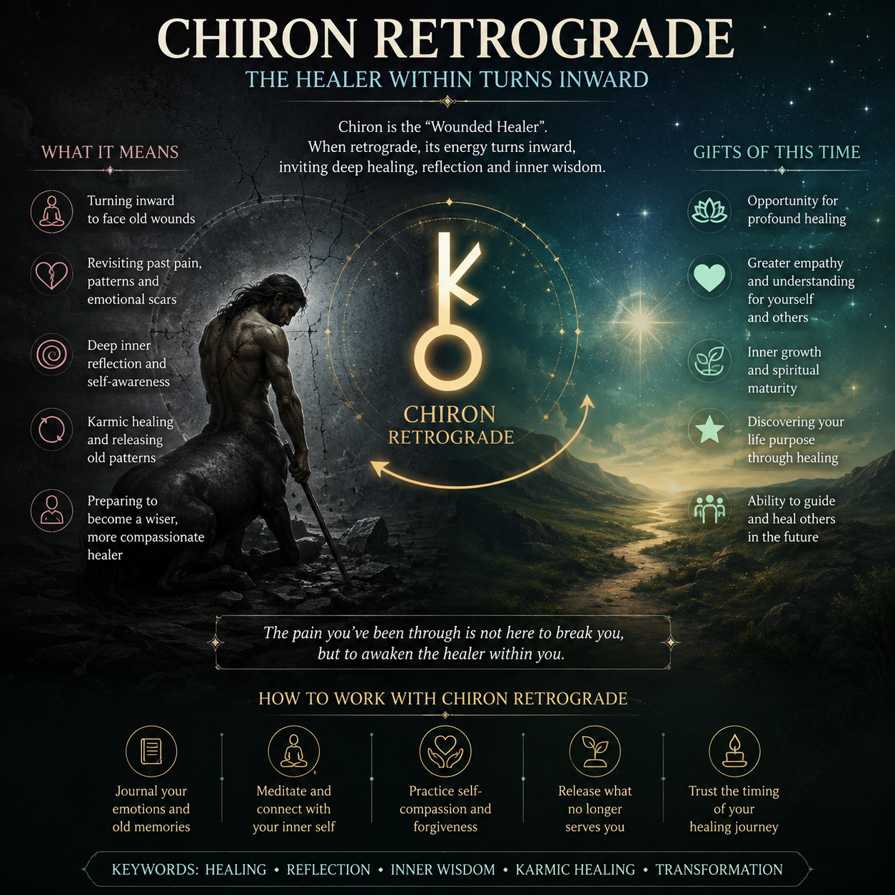 Chiron Retrograde in Taurus 2026: Healing the Wound of “Not Enough”.